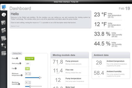 Progetto: Eddy4 Web interface